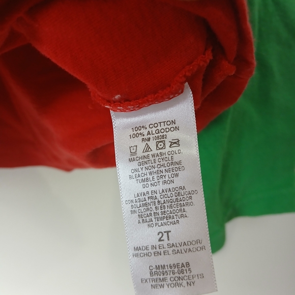 DISNEY 2T Mickeys Christmas Toddler Long Sleeve Like New Goofy Donald Pluto - Picture 5 of 6